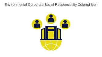 Environmental Corporate Social Responsibility Colored Icon In Powerpoint Pptx Png And Editable Eps Format