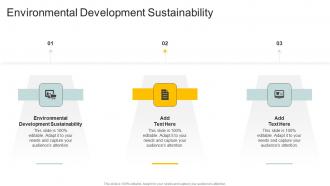 Environmental Development Sustainability In Powerpoint And Google Slides Cpb