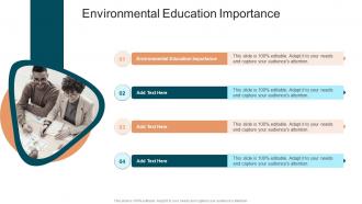 Environmental Education Importance In Powerpoint And Google Slides Cpb
