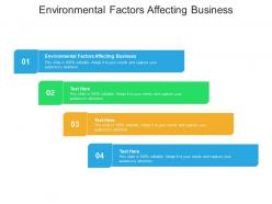 Environmental factors affecting business ppt powerpoint presentation styles microsoft cpb