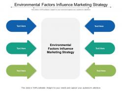 Environmental factors influence marketing strategy ppt powerpoint presentation pictures rules cpb