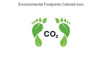 Environmental Footprints Colored Icon In Powerpoint Pptx Png And Editable Eps Format