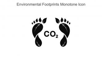 Environmental Footprints Monotone Icon In Powerpoint Pptx Png And Editable Eps Format