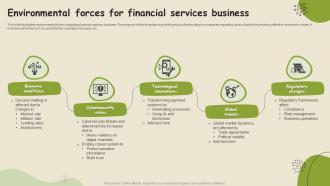 Environmental Forces For Financial Services Business