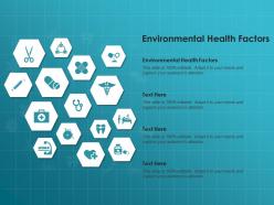 Environmental health factors ppt powerpoint presentation portfolio elements