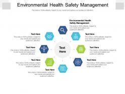 Environmental health safety management ppt powerpoint presentation model design templates cpb