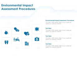 Environmental impact assessment procedures ppt powerpoint presentation outline ideas