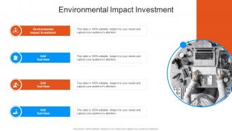 Environmental Impact Investment In Powerpoint And Google Slides Cpb