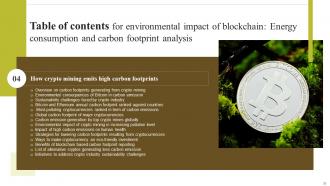 Environmental Impact Of Blockchain Energy Consumption And Carbon Footprint Analysis BCT CD Analytical Colorful