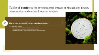 Environmental Impact Of Blockchain Energy Consumption And Carbon Footprint Analysis BCT CD Interactive Impressive