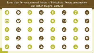 Environmental Impact Of Blockchain Energy Consumption And Carbon Footprint Analysis BCT CD Graphical Impressive