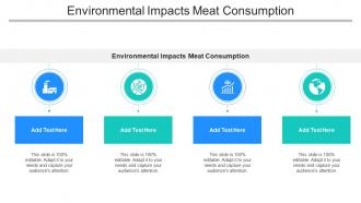 Environmental Impacts Meat Consumption In Powerpoint And Google Slides Cpb