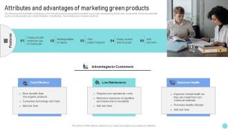 Environmental Marketing Guide Attributes And Advantages Of Marketing Green Products MKT SS V
