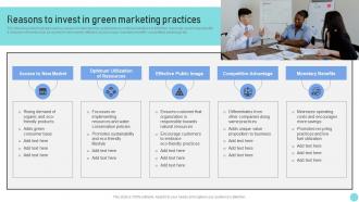 Environmental Marketing Guide Reasons To Invest In Green Marketing Practices MKT SS V