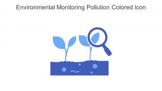 Environmental Monitoring Pollution Colored Icon In Powerpoint Pptx Png And Editable Eps Format
