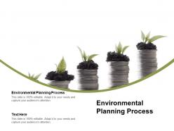 Environmental planning process ppt powerpoint presentation ideas brochure cpb