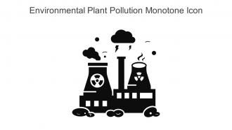 Environmental Plant Pollution Monotone Icon In Powerpoint Pptx Png And Editable Eps Format