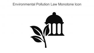 Environmental Pollution Law Monotone Icon In Powerpoint Pptx Png And Editable Eps Format