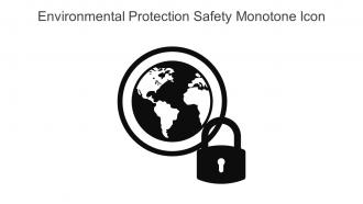 Environmental Protection Safety Monotone Icon In Powerpoint Pptx Png And Editable Eps Format