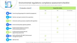 Environmental Regulations Compliance Enhancing Business Credibility With Supplier Audit