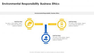 Environmental Responsibility Business Ethics In Powerpoint And Google Slides Cpb