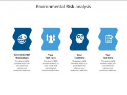 Environmental risk analysis ppt powerpoint presentation pictures elements cpb