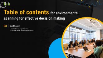 Environmental Scanning For Effective Decision Making Powerpoint Presentation Slides Captivating Slides