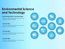 Environmental science and technology ppt powerpoint presentation outline graphics
