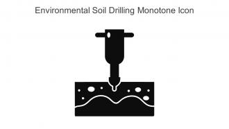 Environmental Soil Drilling Monotone Icon In Powerpoint Pptx Png And Editable Eps Format