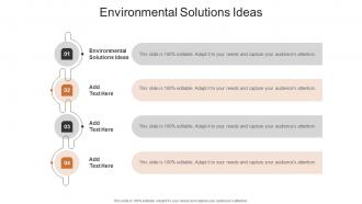 Environmental Solutions Ideas In Powerpoint And Google Slides Cpb