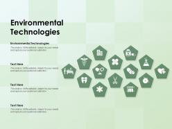 Environmental technologies ppt powerpoint presentation portfolio slide portrait