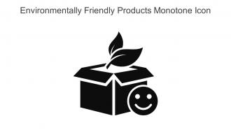 Environmentally Friendly Products Monotone Icon In Powerpoint Pptx Png And Editable Eps Format