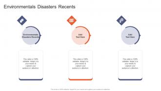 Environmentals Disasters Recents In Powerpoint And Google Slides Cpb