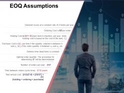 Eoq assumptions presentation powerpoint templates