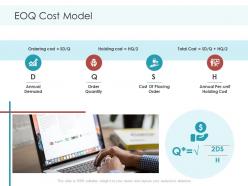 Eoq cost model planning and forecasting of supply chain management ppt information