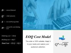 Eoq cost model powerpoint presentation templates
