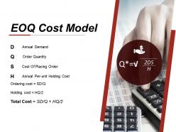 Eoq cost model presentation powerpoint