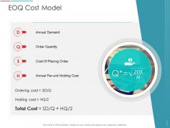 EOQ Cost Model Supply Chain Management Architecture Ppt Microsoft