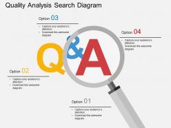 Ep quality analysis search diagram flat powerpoint design