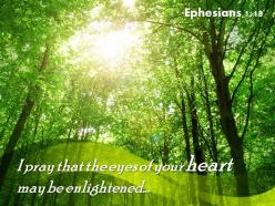 Ephesians 1 18 i pray that the eyes powerpoint church sermon