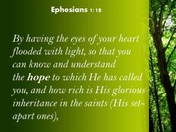 Ephesians 1 18 i pray that the eyes powerpoint church sermon