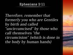 Ephesians 2 11 you who are gentiles powerpoint church sermon