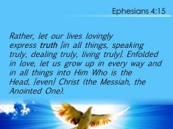 Ephesians 4 15 we will in all things grow powerpoint church sermon