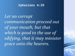 Ephesians 4 29 it may benefit those who listen powerpoint church sermon