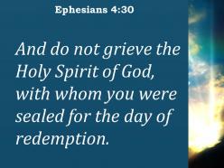 Ephesians 4 30 you were sealed for the day powerpoint church sermon