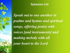 Ephesians 5 19 make music from your heart powerpoint church sermon