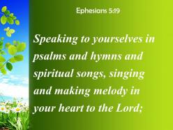 Ephesians 5 19 make music from your heart powerpoint church sermon