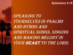 Ephesians 5 19 music from your heart powerpoint church sermon