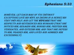 Ephesians 5 33 the wife must respect powerpoint church sermon