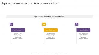 Epinephrine Function Vasoconstriction In Powerpoint And Google Slides Cpb